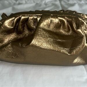 Elegant Gold Clutch Bag